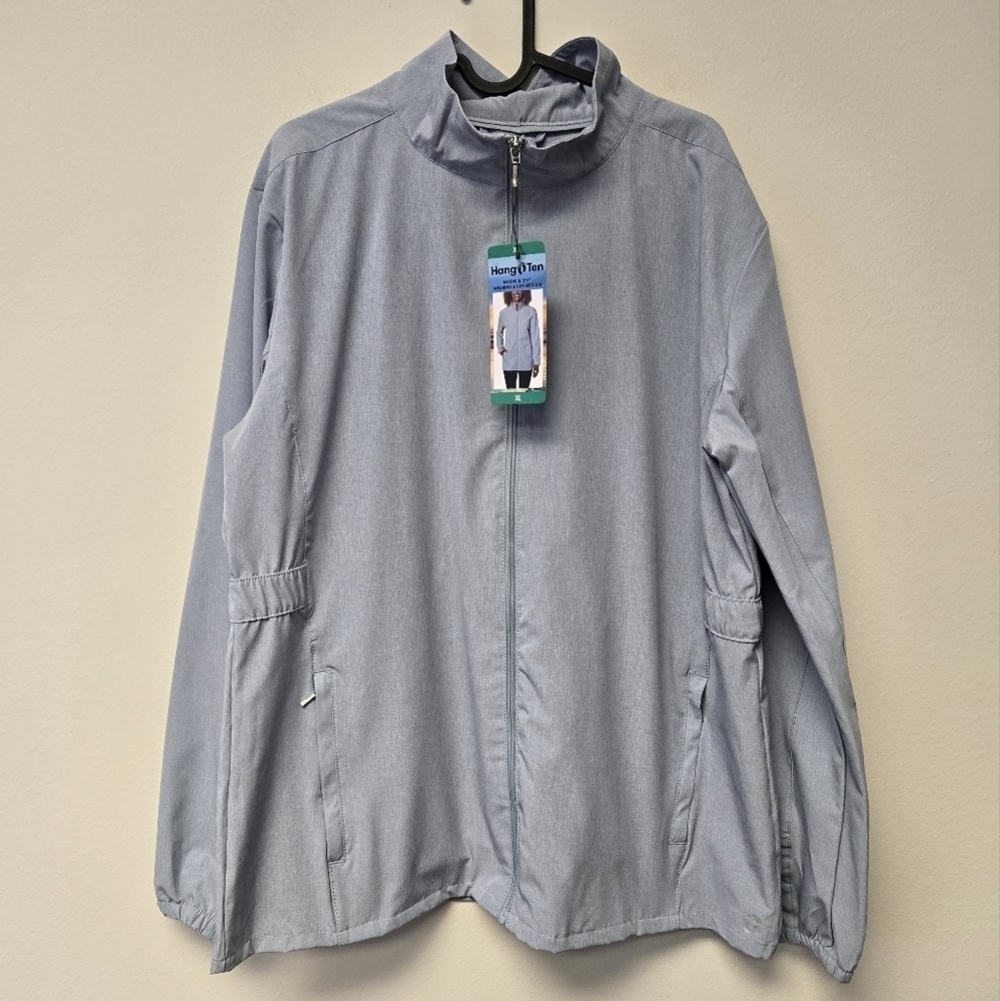 Hang Ten Water Repellant Jacket Blue XL - Picture 3 of 9